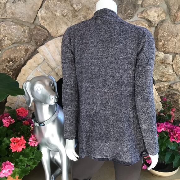 Barefoot Dreams Bamboo Chic Lite 436 Long Gray Open Front Cardigan Size S/M - Picture 5 of 8
